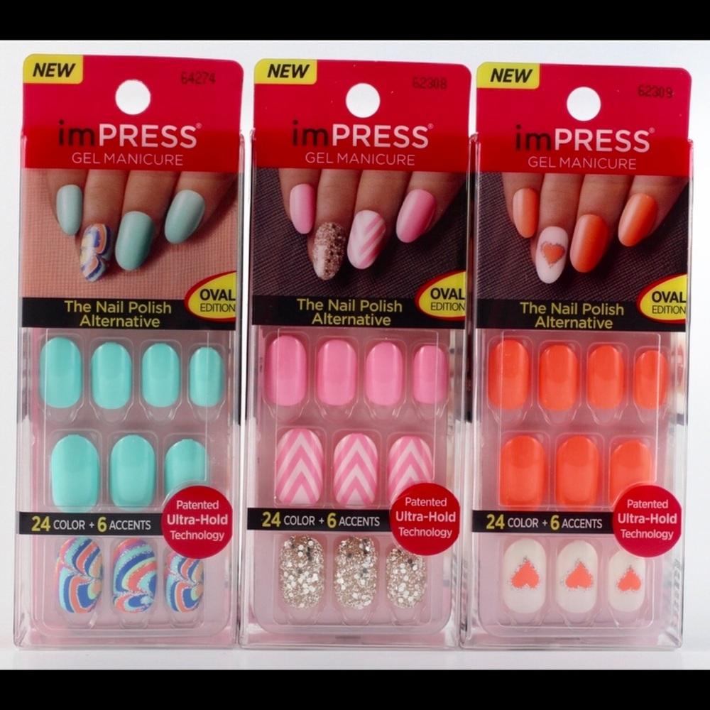imPRESS Nails "Set of 3" Press on Nails